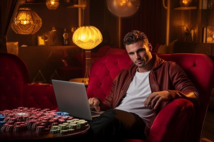 Ilustrasi sistem keamanan data dan transaksi pada platform slot online
